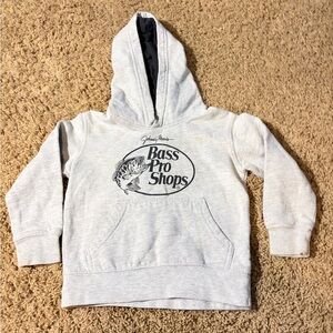 Bass Pro Shops Kids Light Gray Hoodie